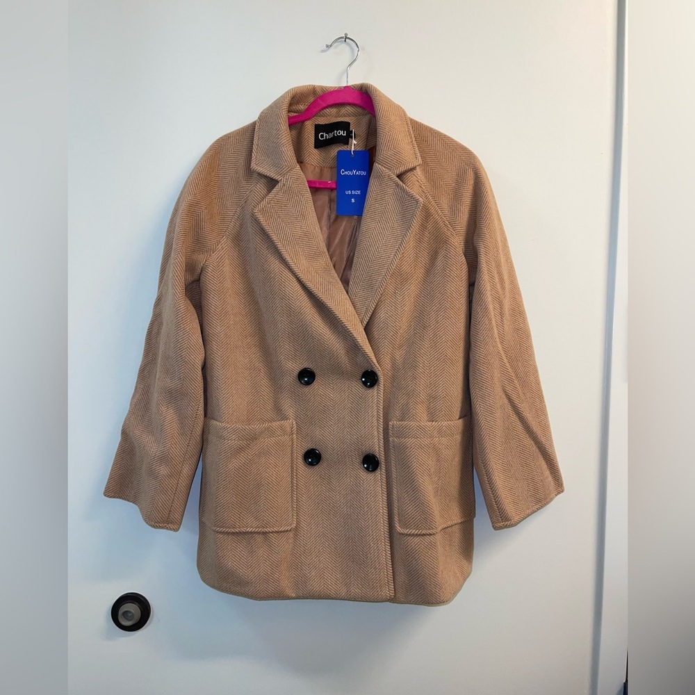 NWT Chartou Women's Camel Blazer
